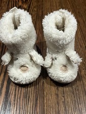 Baby Girls White Bunny Slipper Bootie 0-3 Months Next Girls' Booties price