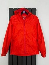 Mountain Warehouse Kids Waterproof Hooded Jacket Red/Pink Age 9–10 Years Girls' Raincoat price