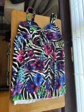 Yours Floaty With Straps Or Strapless Tankini Top Size 14 Tankini price