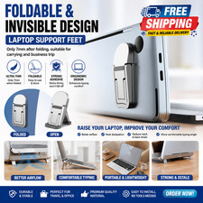 Foldable Laptop Stand Self Adhesive Notebook Feet Portable Invisible Riser Laptop Accessories price