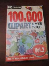 100,000 Photos  Clipart and Web Images Vol 2  (NEW AND SEALED) CD Rom Photo & Clipart Software price