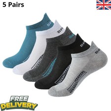 Trainers 5 & 10 Pack Ankle Socks Cotton Low Cut High Quality Unisex 9-12 Size UK Trainers price