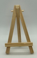 Wooden Mini Easel - 12.5cm display canvas art craft - Sports Trading Card stand Easel price