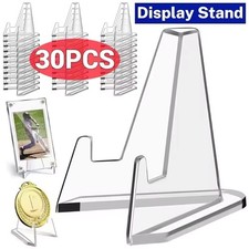 1-30Pcs Card Stand Easel Stand Coin Display Holder Rack Shelf For Medals Acrylic Easel price