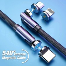 Rotating Magnetic Data Cable 540 Degrees Usb Fast Charge 3in1 Mobile Phone Charg Mobile Phone Cable price