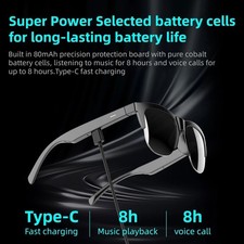 Bluetooth Smart Glasses for Calls Music Sunglasses Headset Hands-Free Tech Smart Glasses price