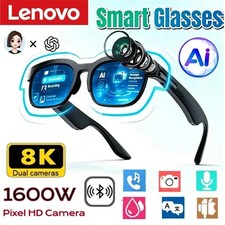 Lenovo Smart Glasses Bluetooth AI Translation Free Shipping UK Smart Glasses price