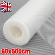 Bulk Roll - Waterproof Drawer Shelf Liner Mat 60cm x 500cm Flexible Clear 5M UK Drawer Shelf price