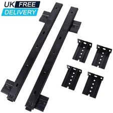 1 Pair Drawer Keyboard Shelf Runners Adjustable Under Desk Computer Slides Track Drawer Shelf price