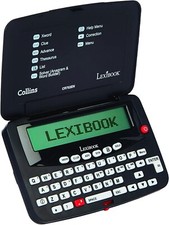 LEXIBOOK Collins Bradfords Electronic CROSSWORD Solver Spellcheck Games, CR753EN Electronic Dictionaries price