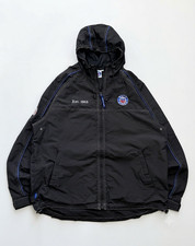 Bath Rugby Jacket XL Black Hooded Coat Est 1865 Vintage Rugby Streetwear Men's Coat price