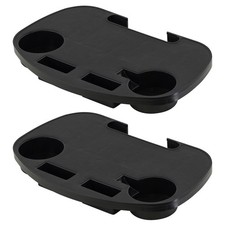 Clip On Camping Chair Side Table Cup Holder & Phone Storage Tray Outdoor x2 Camping Chair price