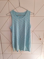 Souluxe 12-13 Light Blue White Work Out Yoga Tank Stretchy Vest Top Girls' Vest price