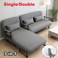 🔥NEW! Double Fabric Sofa Bed Sleeper Couch Sofabed Settee Recliner Beds Folding Sofa Bed price