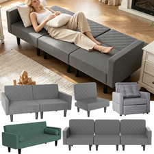 Double/Single Fabric Sofa Bed Sleeper Couch Sofabed Settee Recliner Beds Folding Sofa Bed price