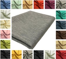 SOFT PLAIN LINEN LOOK FABRIC CRAFT CURTAINS BAG MATERIAL DRESSMAKING UPHOLSTERY Fabrics price