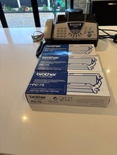 3 x Genuine Brother PC-75 Black Printing Cartridges plus Free T-104 Fax Machine Fax Machine price