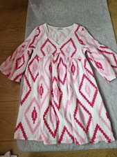 Girls Aztec Tunic Dress F&F Age 9-10 Years Pink Girls' Tunic price