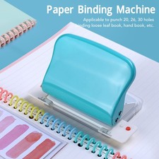 Paper Binding Machine Effortless Non Slip Portable All Metal Lacquered Body Coil Binding Machine price