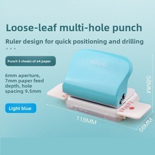 Paper Binding Machine Handheld Portable Spiral Binder A4 A5 A6 A7 Coil Book BS Binding Machine price