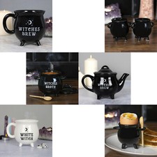 Witches Brew Cauldron Coffee Tea Mug Soup Bowl Egg Cup Salt & Pepper Pot Teapot Tea / Teapot Sets price