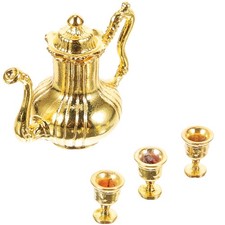Mini House Tea Set Teapot Miniature Kitchen Utensils Teacup Toys Tea / Teapot Sets price