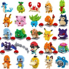 Nano Building Blocks Bikachu Pocket Monster Charmander Squirtle Micro Bricks Toy Legos (Building Toys) price