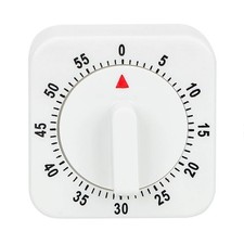 HILIFE Practical 60 Minutes Kitchen Timer Cooking Tools White Square Mechanical Practical Kitchen Tools price