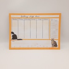A4 Weekly Planner - 52 Tear-Off Sheets - Organiser - Cats Protection Planner price