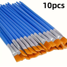 10 Pieces Small Flat Art Paintbrushes Painting Supplies price