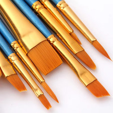 10X Art Paint Brushes Watercolour Paint Brush Set Artist Paint Brushes Oil Paint Painting Supplies price