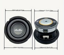 NEW 6.5” Car Subwoofer Speaker Sub Bass Audio Upgrade 180w RMS 4 Ohm Car Speakers & Subwoofer price