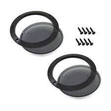 2pcs 6.5" Black Car Speakers Cover Steel Mesh Woofer Subwoofer Grill Protector Car Speakers & Subwoofer price
