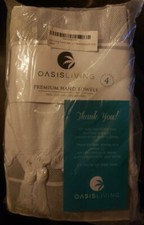Oasis Living Set of 4 100% Cotton Hand Towels Turkish-style Oversize Prewashed Turkish-Style Toilet price