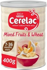 Cerelac Mixed Fruits & Wheat Infant Cereal with milk 400 g | from 7 months+ | Baby Food price