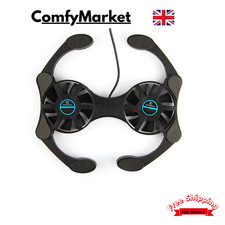 Dual USB Cooling Fans Pad Foldable Slim Cooler Stand For Laptop Notebook PC Lot Laptop Fan price