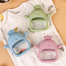 Baby Teething Toy Teething Mitten for Babies Silicone Baby  Anti-Drop Baby Toys price