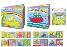 BABY BATH TIME BOOK PLASTIC COATED FUN EDUCATIONAL TOYS LEARN TO COUNT WASHABLE Baby Toys price