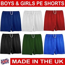 PE Shorts Boys Girls Kids School Sports Football Gym Short Shadow Stripe Uniform Boys' Shorts price