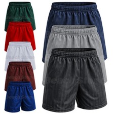 Boys Girls Childrens PE Shorts Shadow Stripe School Sports Football 2-13, S-XL Boys' Shorts price