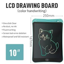 Kids 10" LCD Writing Tablet Colorful Screen Doodle Board Erasable Drawing Pad Educational Toy price