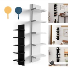 5 Tier Wall Shelf Unit Vertical Shelf Floating Storage Wall Shelf Decorative UK Office Shelf Unit price