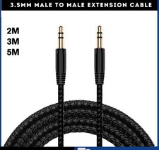 2M to 5M Headphone Aux Cable Audio Lead 3.5mm Jack to Jack Stereo PC Car Male Audio Cable price