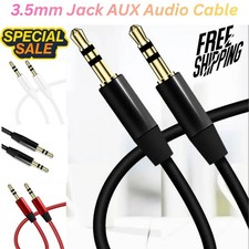 3.5mm Jack AUX Audio Cable Male‑to‑Male Car Stereo Headphone Lead Gold Plated Audio Cable price