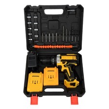 21V Cordless Hammer Drill Set Electric Impact Driver Screwdriver With 2 Battery Drills price