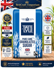 Tate & Lyle Fairtrade Granulated Sugar 1kg | White Baking & Cooking Sugar Granulated and Cube Sugar price