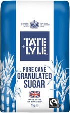 Fairtrade Granulated Sugar 1kg | Fine White Baking Sugar | Everyday Sweetener Granulated and Cube Sugar price