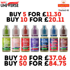 SKE Crystal Nic Salt 10ml E Liquid Vape Juice 10/20mg - SKE Salt - UK Stock Salt price