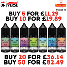 Elux Nic Salt 10ml E Liquid Vape Juice- Elux Salts 50VG/50PG - Promotion Salt price