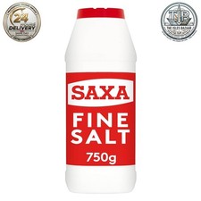 Saxa Fine Table Salt for Table & Cooking, 750 g Drum (Pack of 1) Salt price